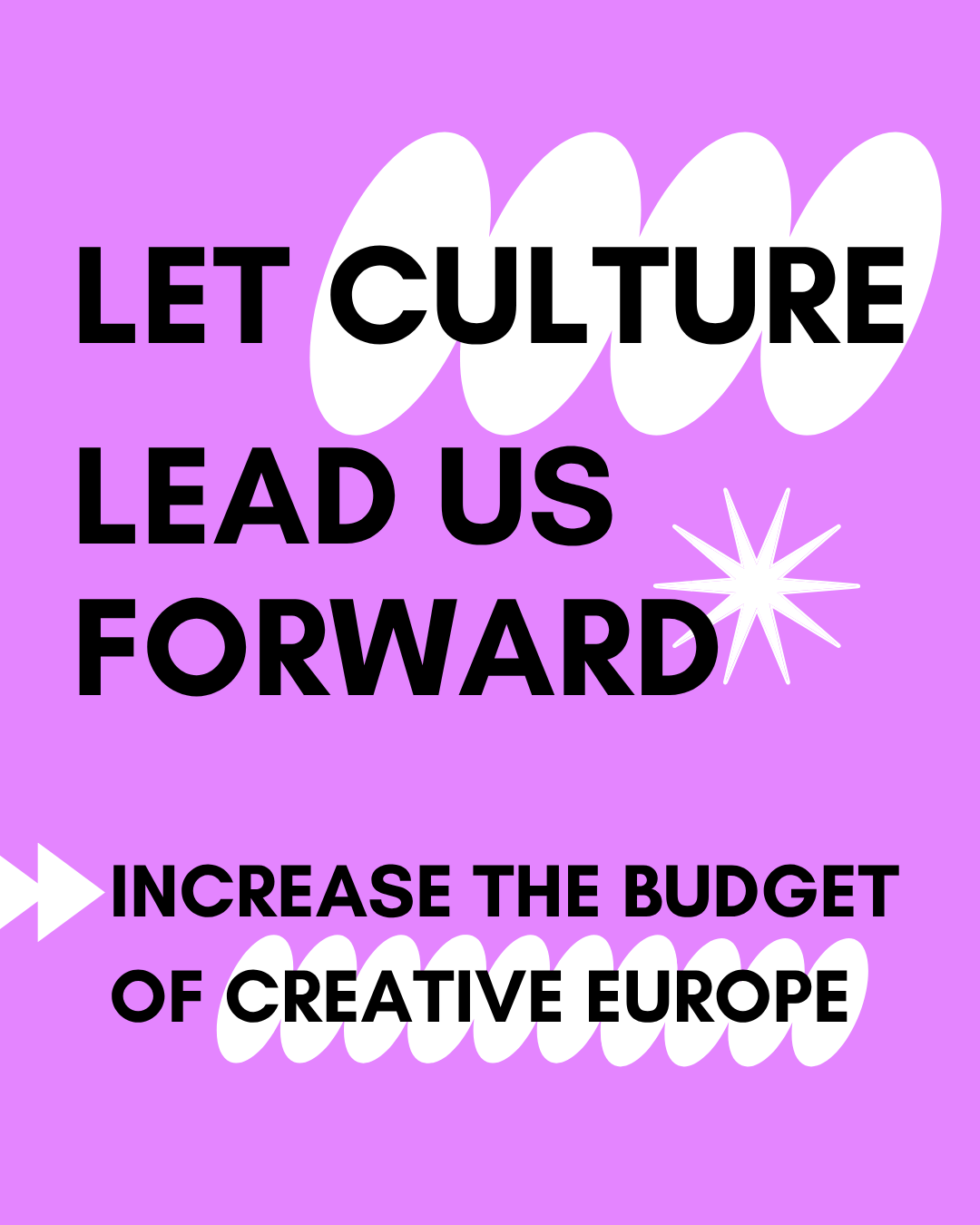 Let culture lead us forward